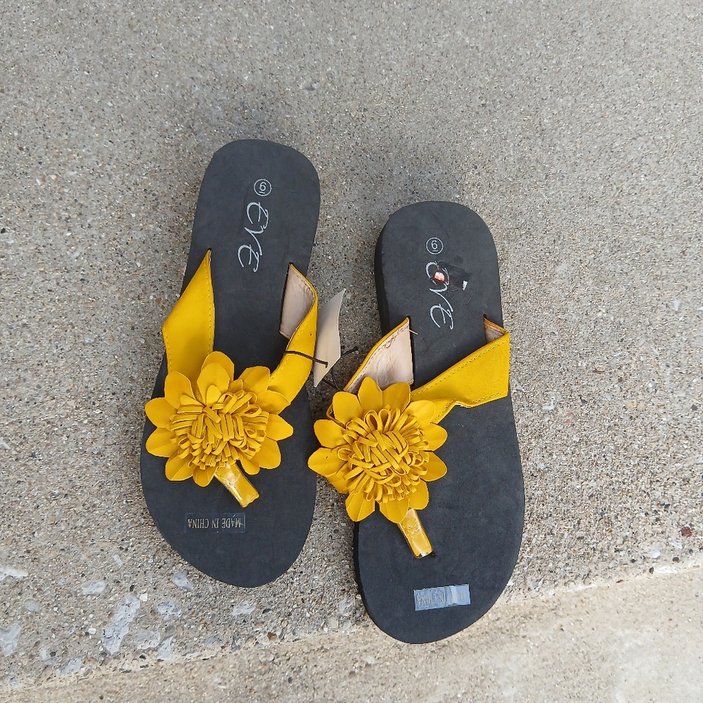 Vintage y2k flower sandals 6